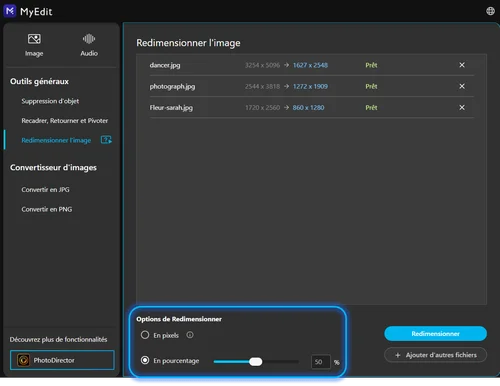 Tutoriel - Redimensionner une image en ligne - Etape 3