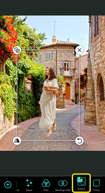 PhotoDirector App - Edit the photos
