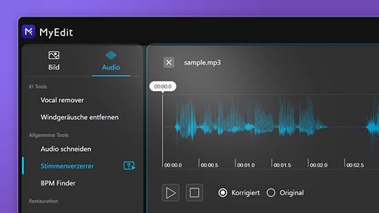 Der beste Online Audio Editor - Musik online bearbeiten