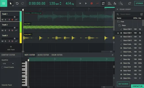 Amped Studio Oberfläche