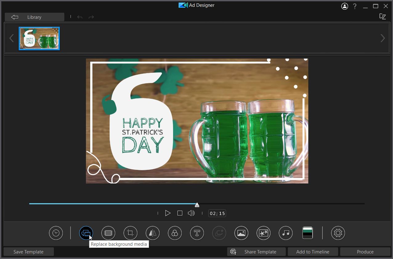PowerDirector - Replace Background Media