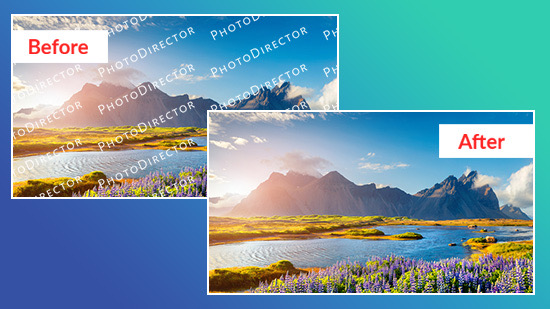 PhotoDirector - Remove Watermarks from Photos on Windows and Mac