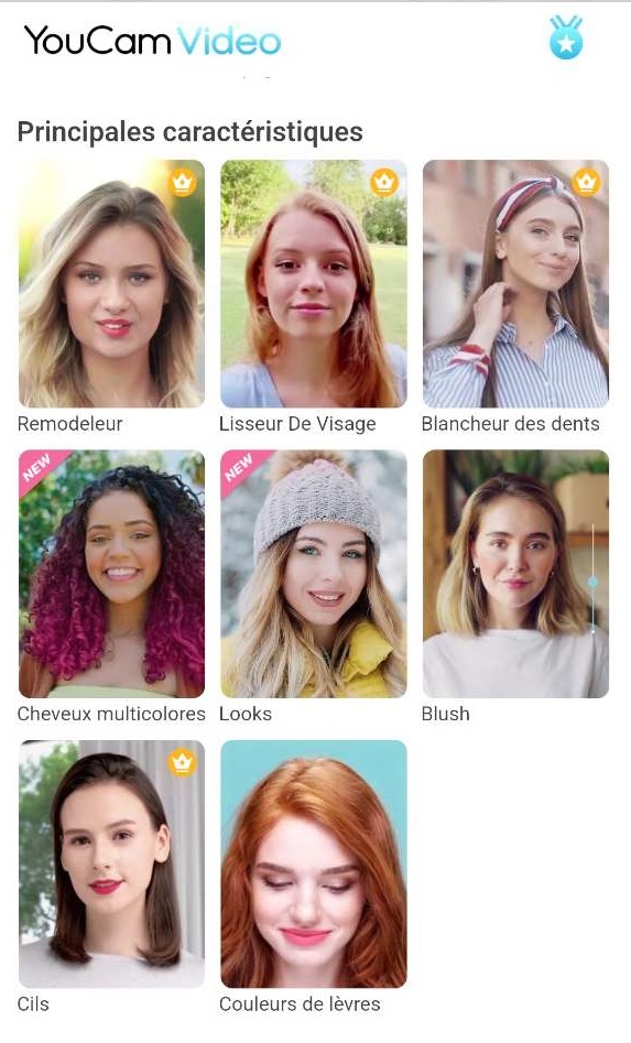 YouCam Video Interface