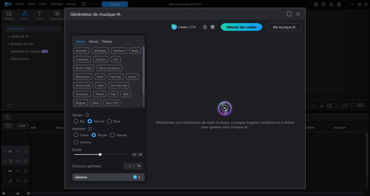 PowerDirector - meilleure logiciel de montage vidéo IA!