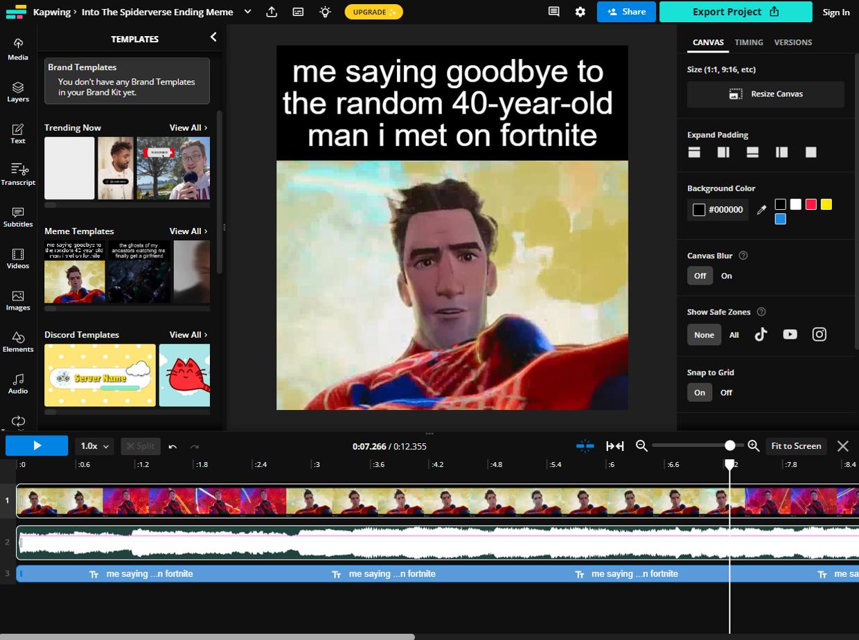 Kapwing - Solution en ligne pour créer un mème au format GIF