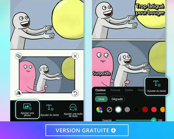 Créer un mème sur mobile