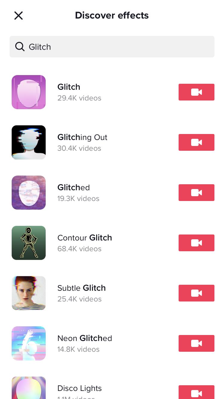 TikTok - Glitch Effect