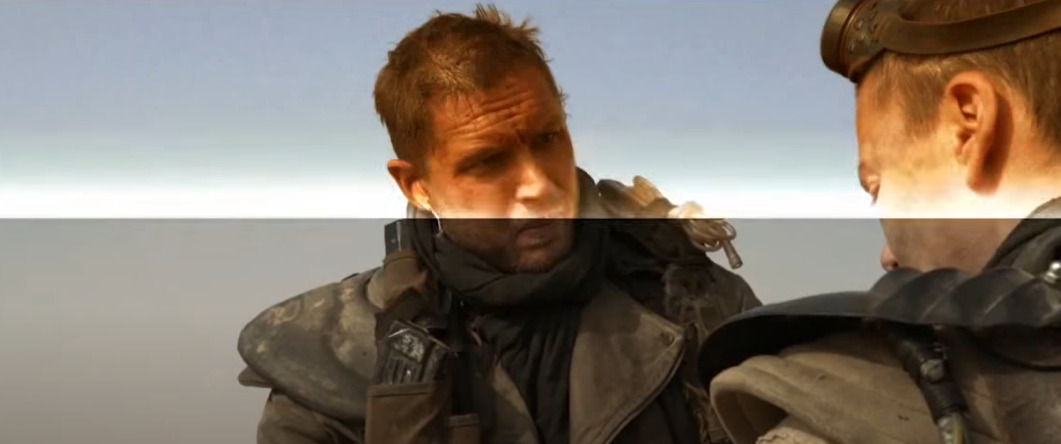 Ein Beispiel des Color Gradings in Mad Max: Fury Road