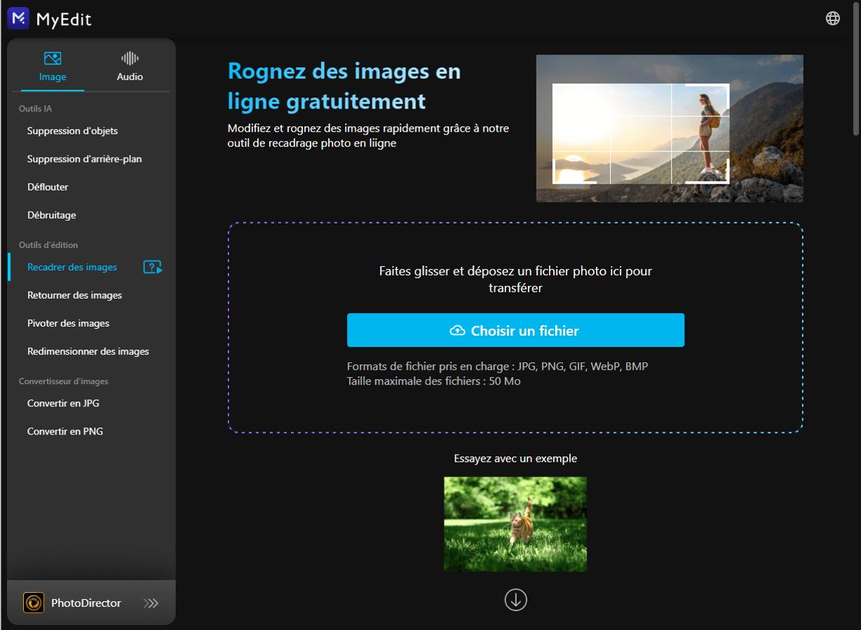 Tutoriel - Rogner une image en ligne - Etape 2