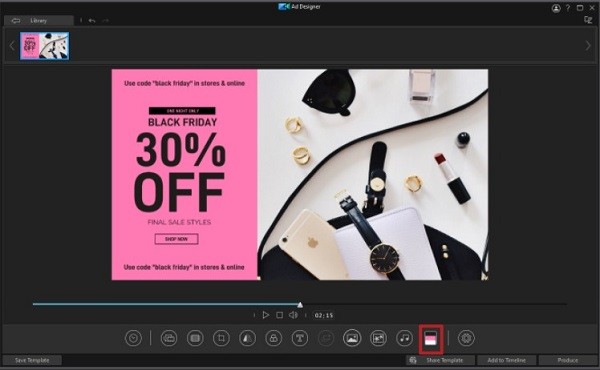 PhotoDirector - Hot Pink Template