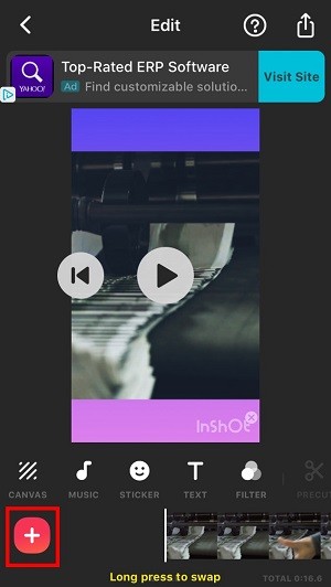 InShot Interface
