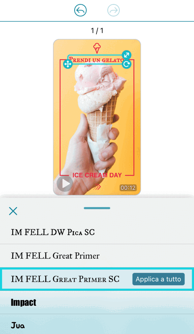 Promeo - La migliore app con oltre 100 font per IG