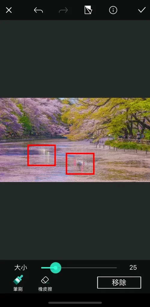 魔術橡皮擦功能去路人