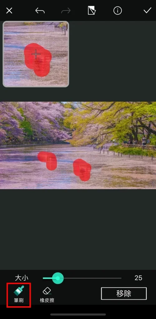 魔術橡皮擦功能去路人