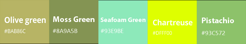 Colors Similar to Sage Green