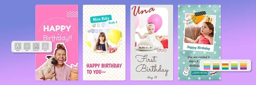 meilleurs modèles invitation et de carte d'anniversaire