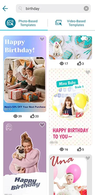 Promeo - Migliore per modelli gratuiti video-fotografici di compleanno