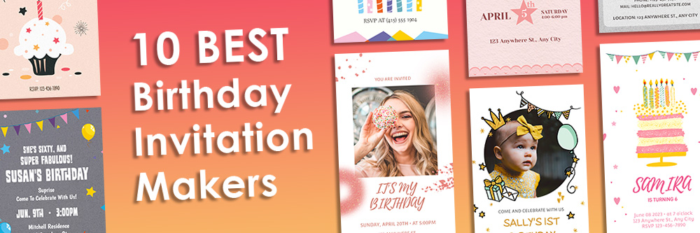 Best Birthday Invitation Makers