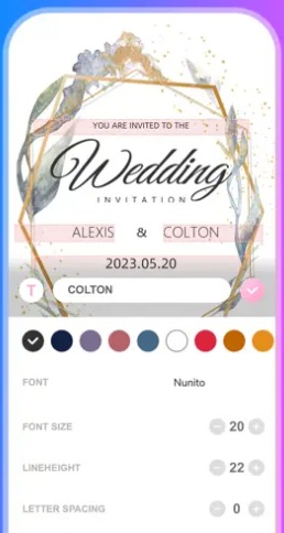 Invitation Maker Greeting Card — Wedding & Party Invites