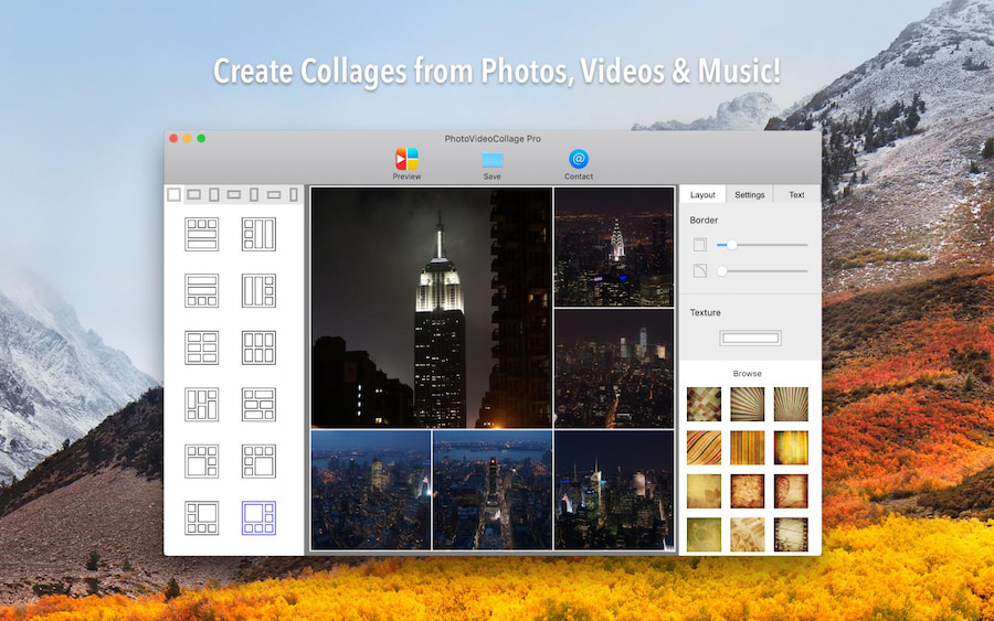 PhotoVideoCollage for Mac