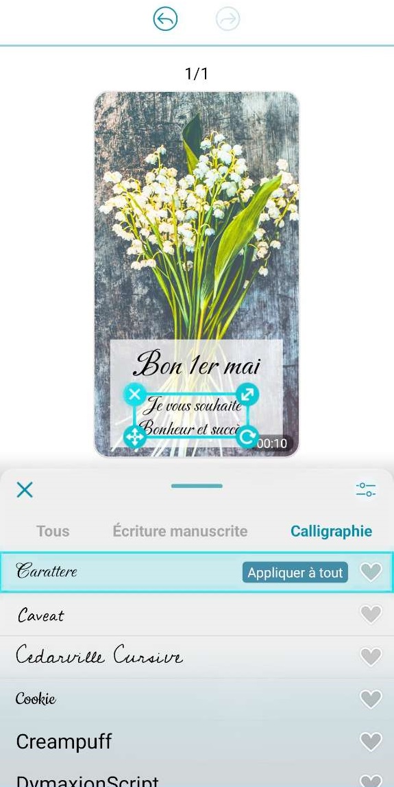 comment creer une carte du 1er mai
