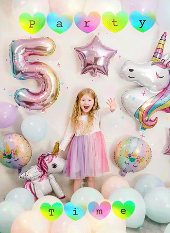 PhotoDirector App - Birthday GIF Maker