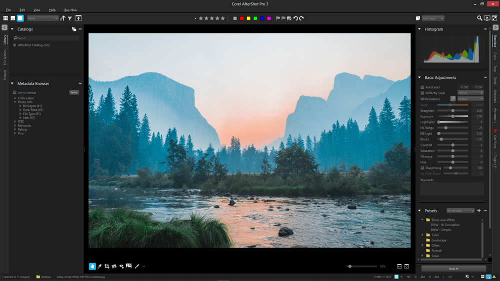Corel Aftershot Pro