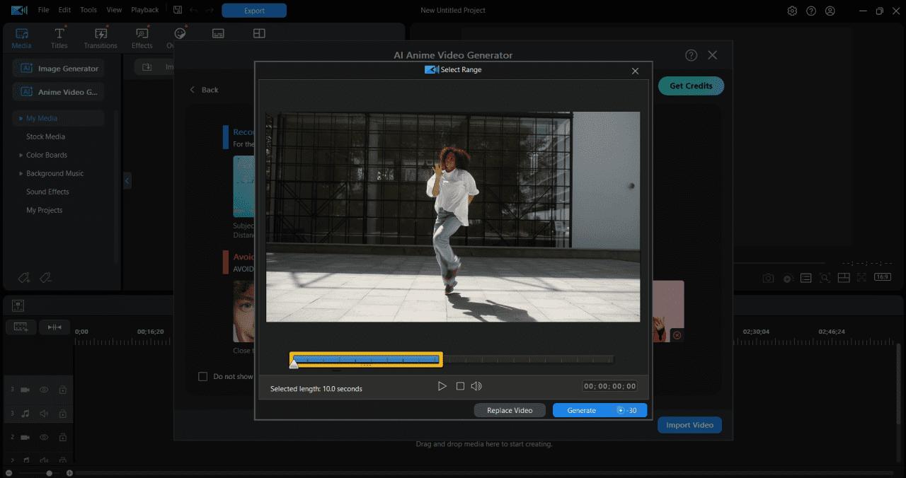 video to cartoon with PowerDirector software