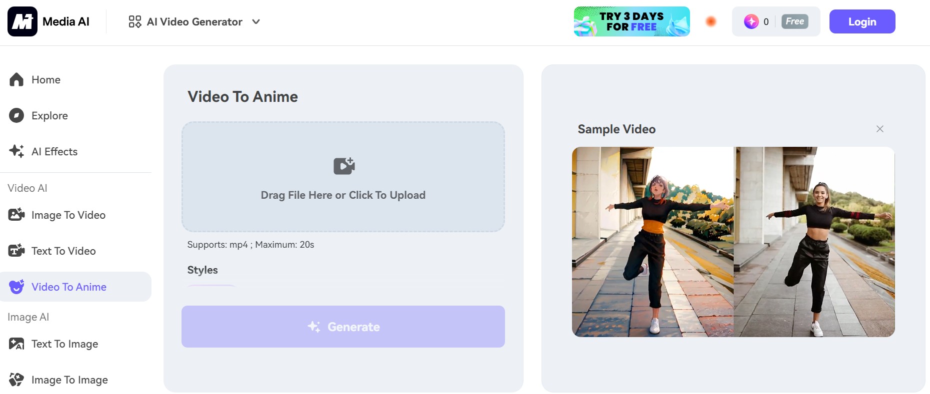 Media.io - Best Online Video Cartoonizer