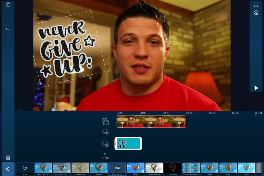 School related video created in PowerDirector