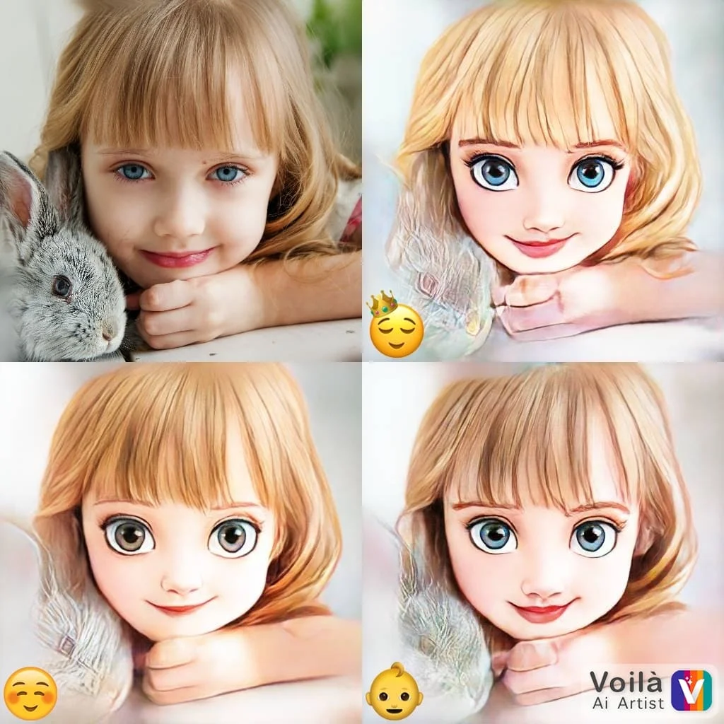 Voila AI Artist interface