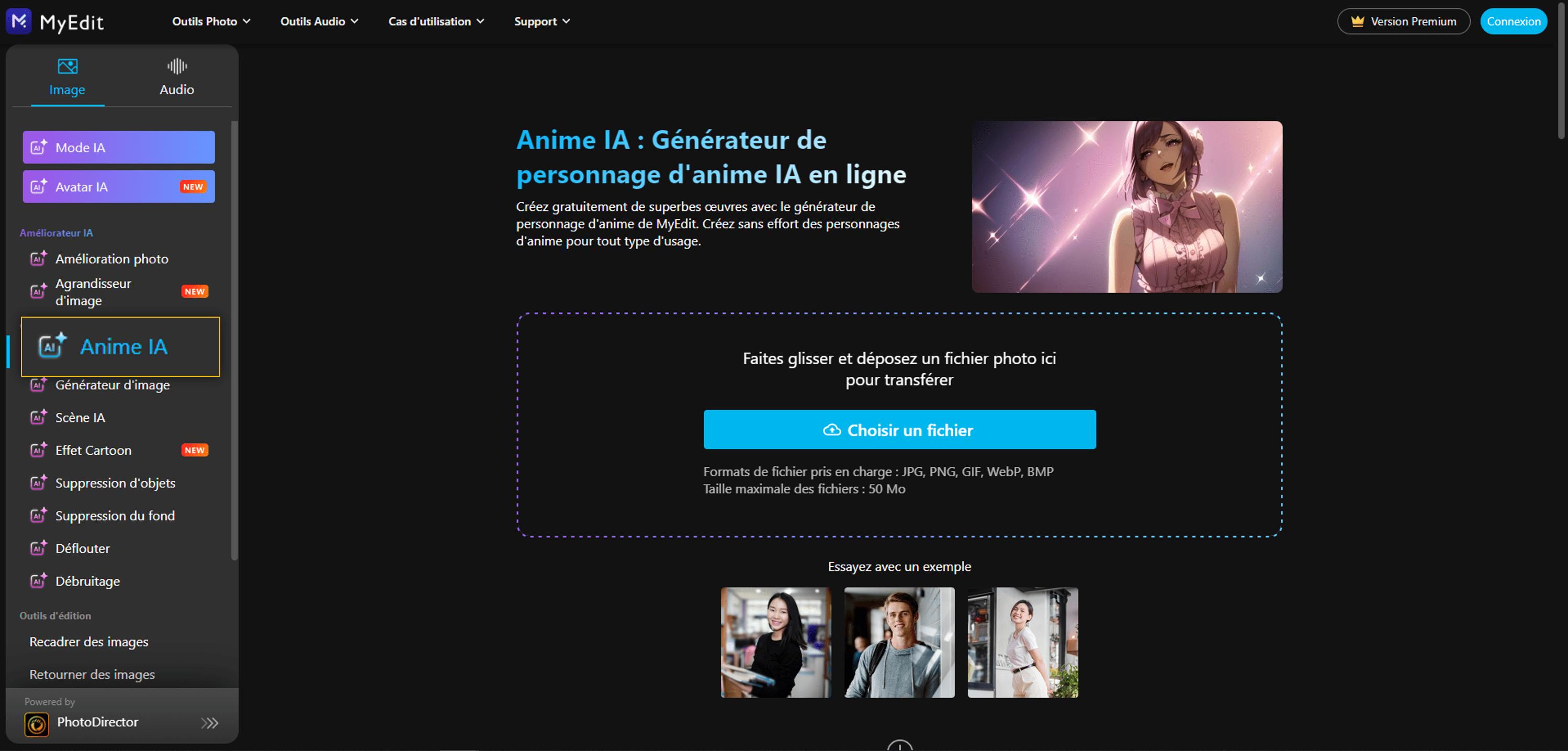 Créer une photo de profil Anime en ligne