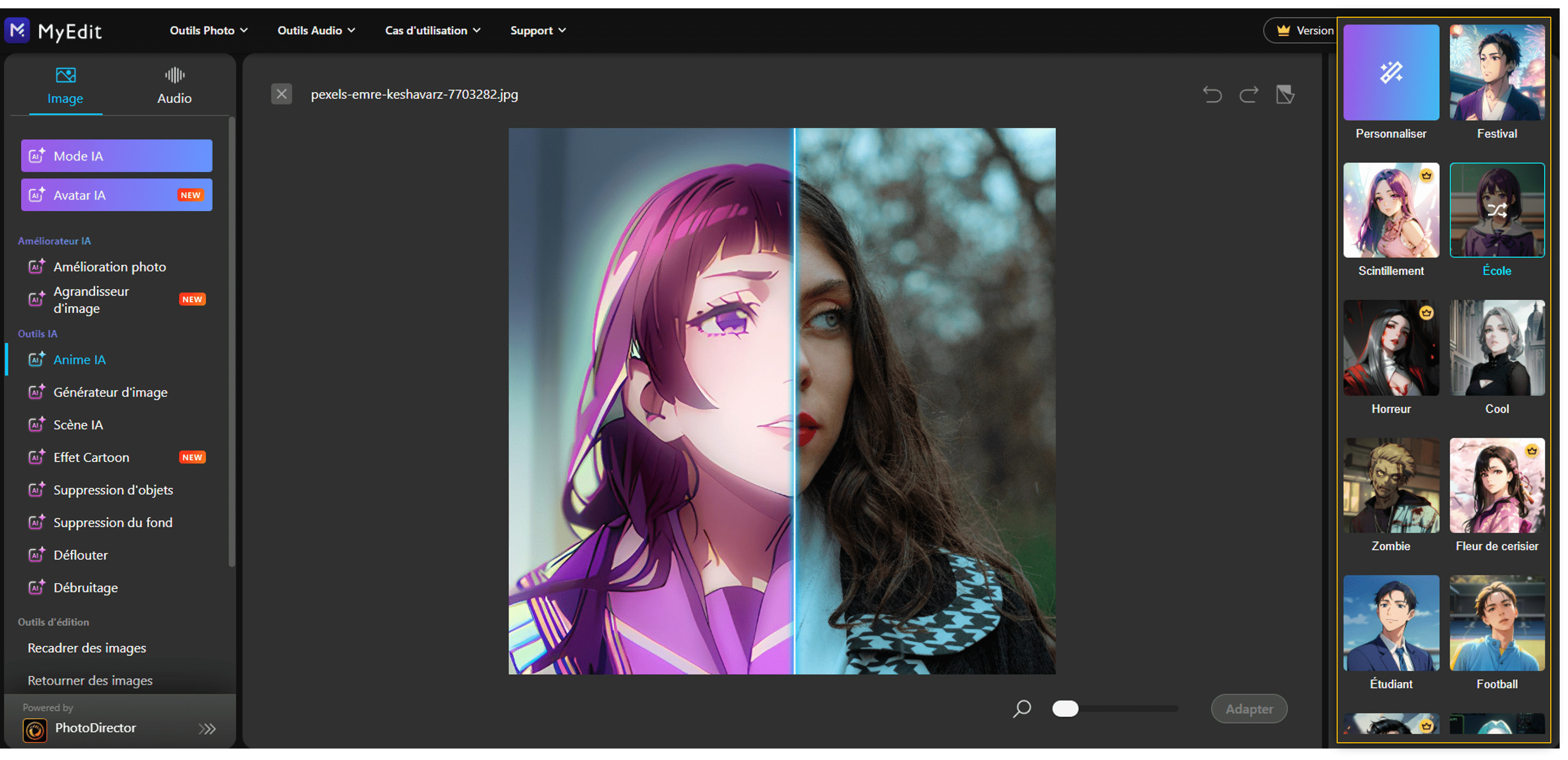 Créer une photo de profil Anime en ligne
