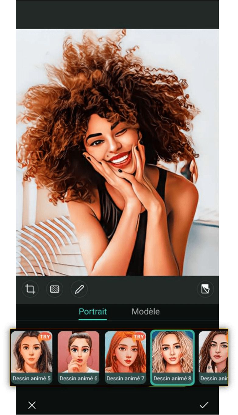 Créer une photo de profil manga