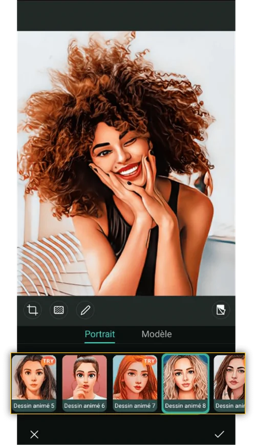 Créer une photo de profil manga