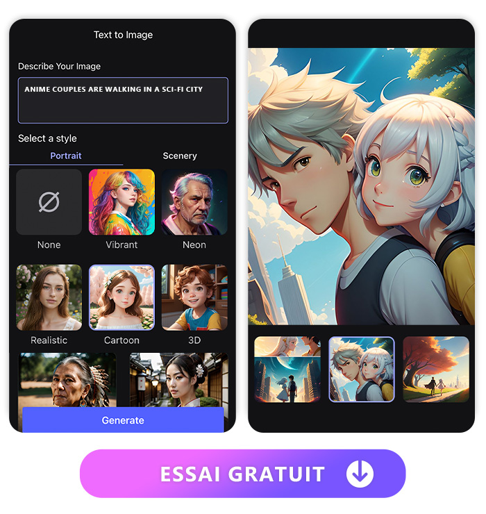 photo de profil manga