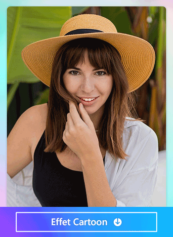 PhotoDirector App - Meilleure application de retouche photo avec effet Cartoon