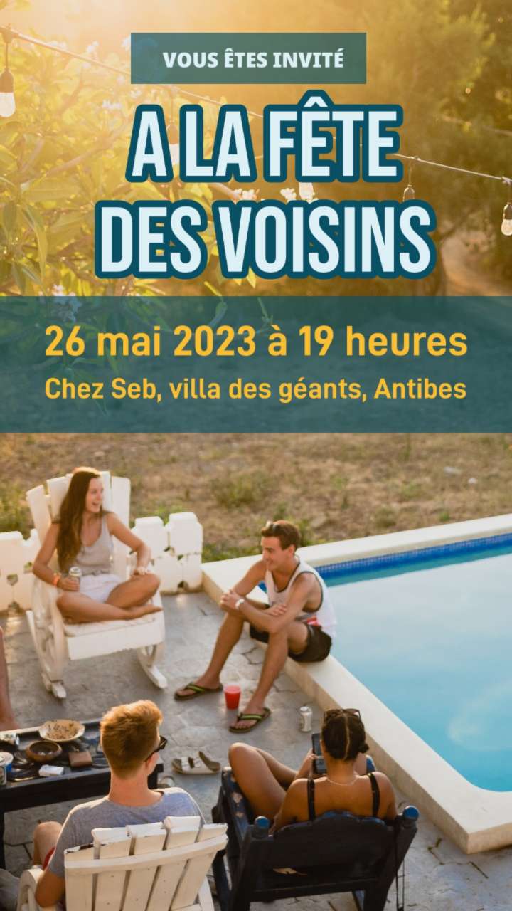 Meilleurs modèles d'invitation pour la Fête des Voisins