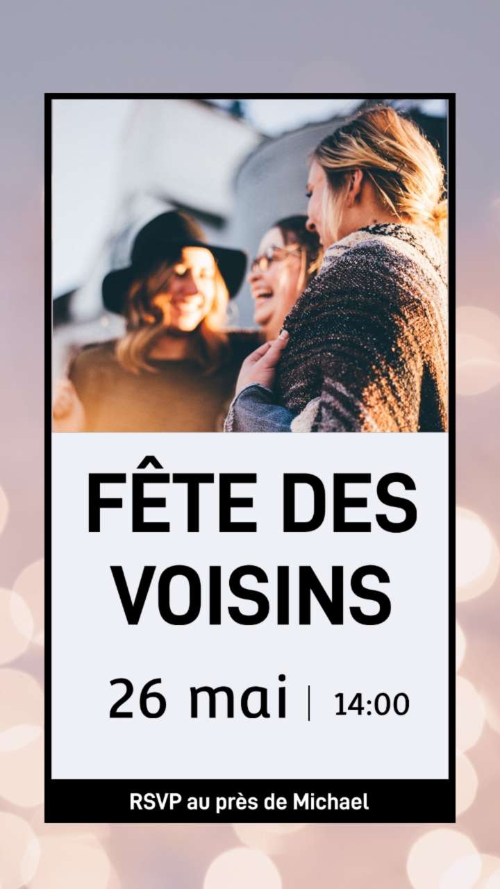 Meilleurs modèles d'invitation pour la Fête des Voisins