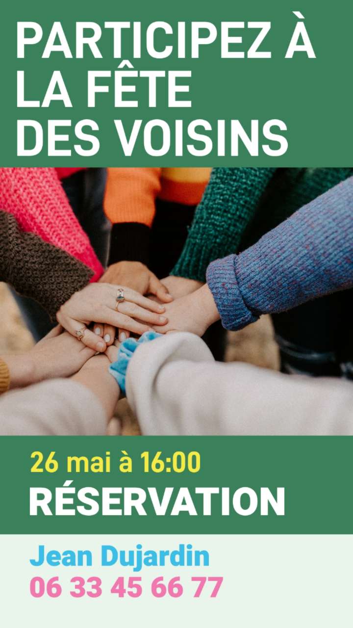 Meilleurs modèles d'invitation pour la Fête des Voisins
