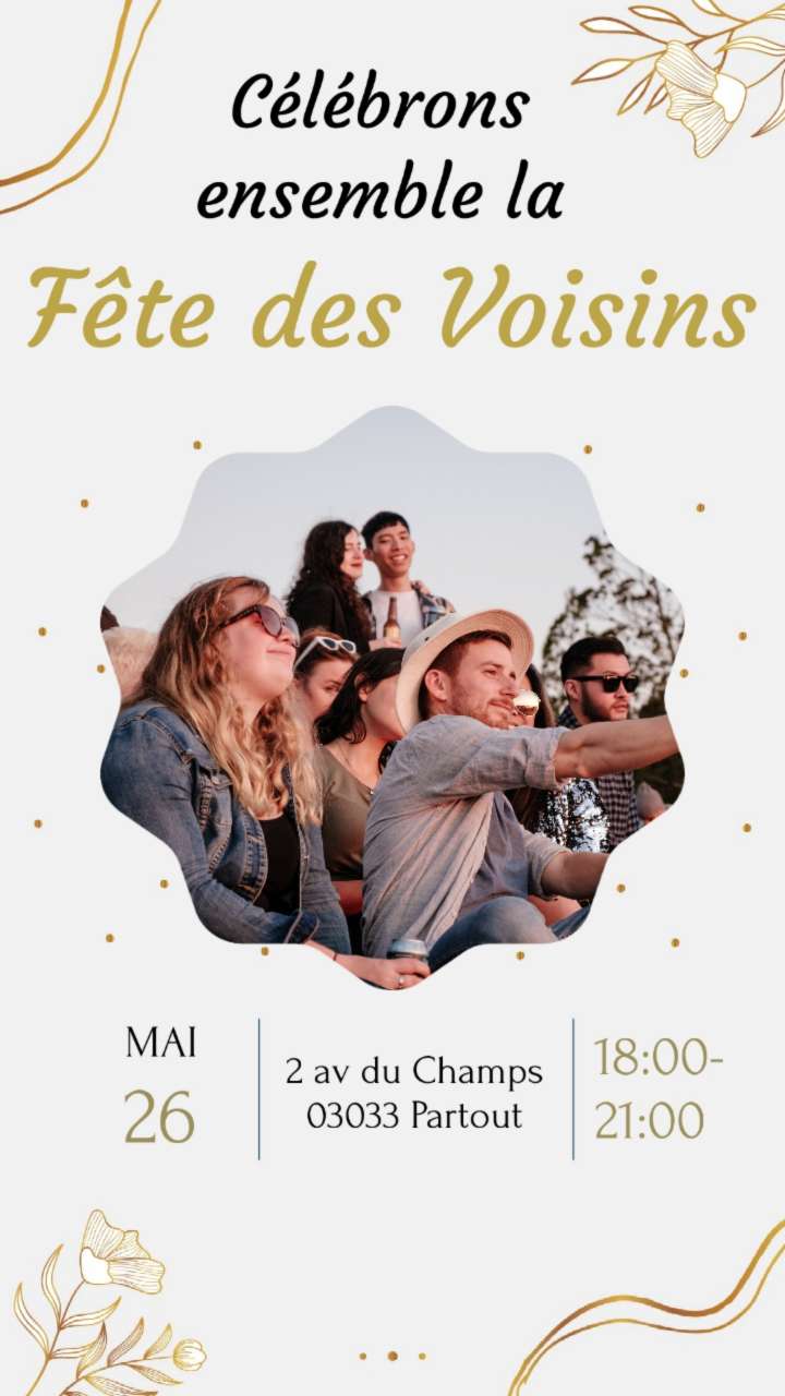 Meilleurs modèles d'invitation pour la Fête des Voisins