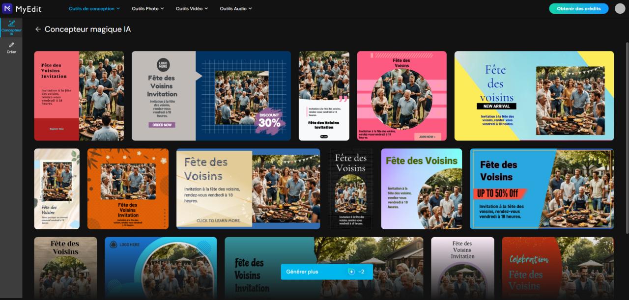 comment creer une invitation pour la Fête des Voisins