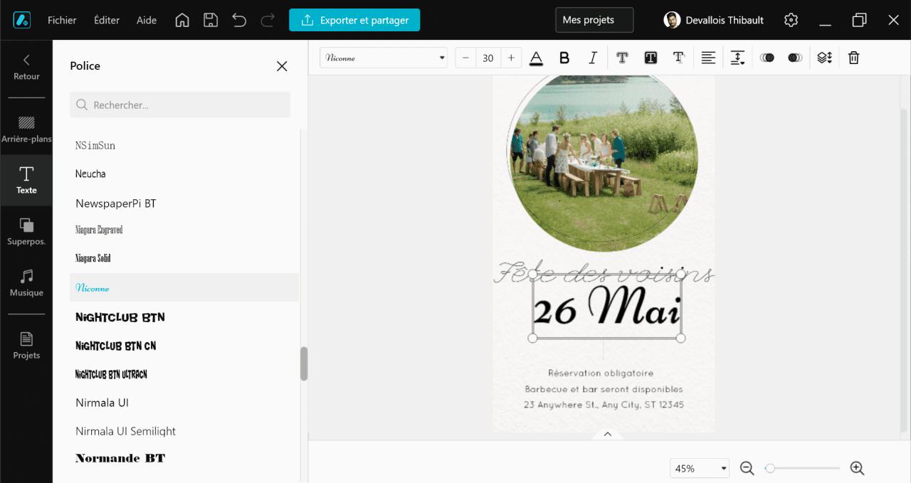 comment creer une invitation pour la Fête des Voisins