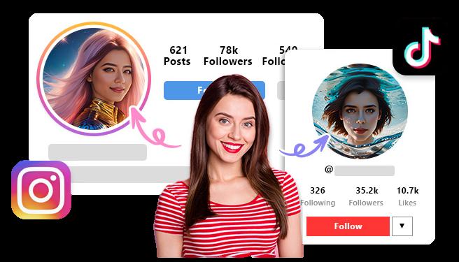 crear una foto aesthetic de perfil