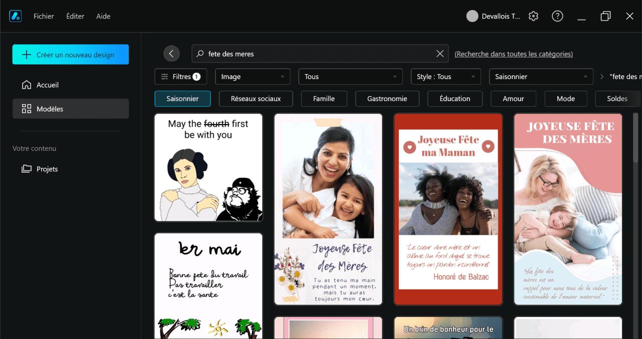 comment créer une carte de fête des mères personnalisée