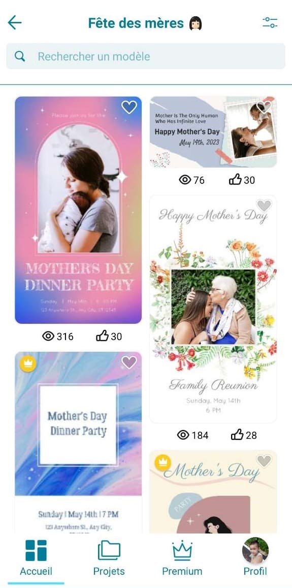 comment créer une carte de fête des mères personnalisée