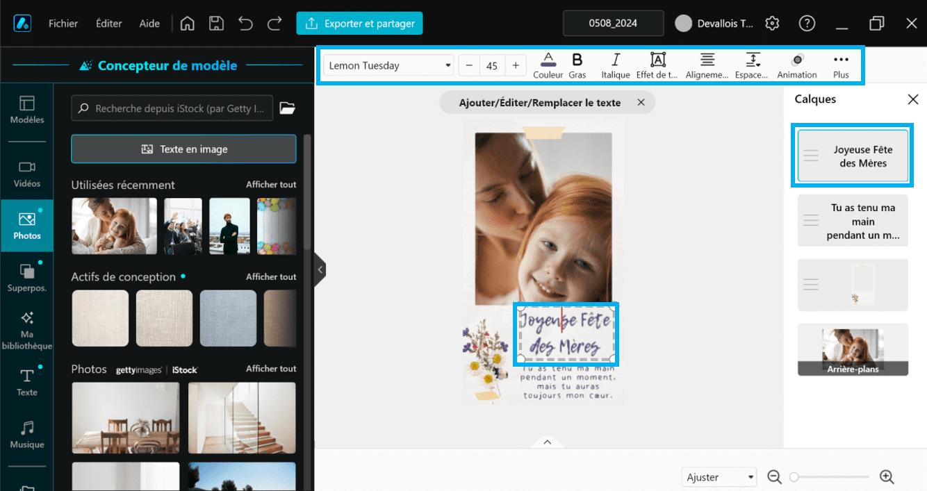 comment créer une carte de fête des mères personnalisée