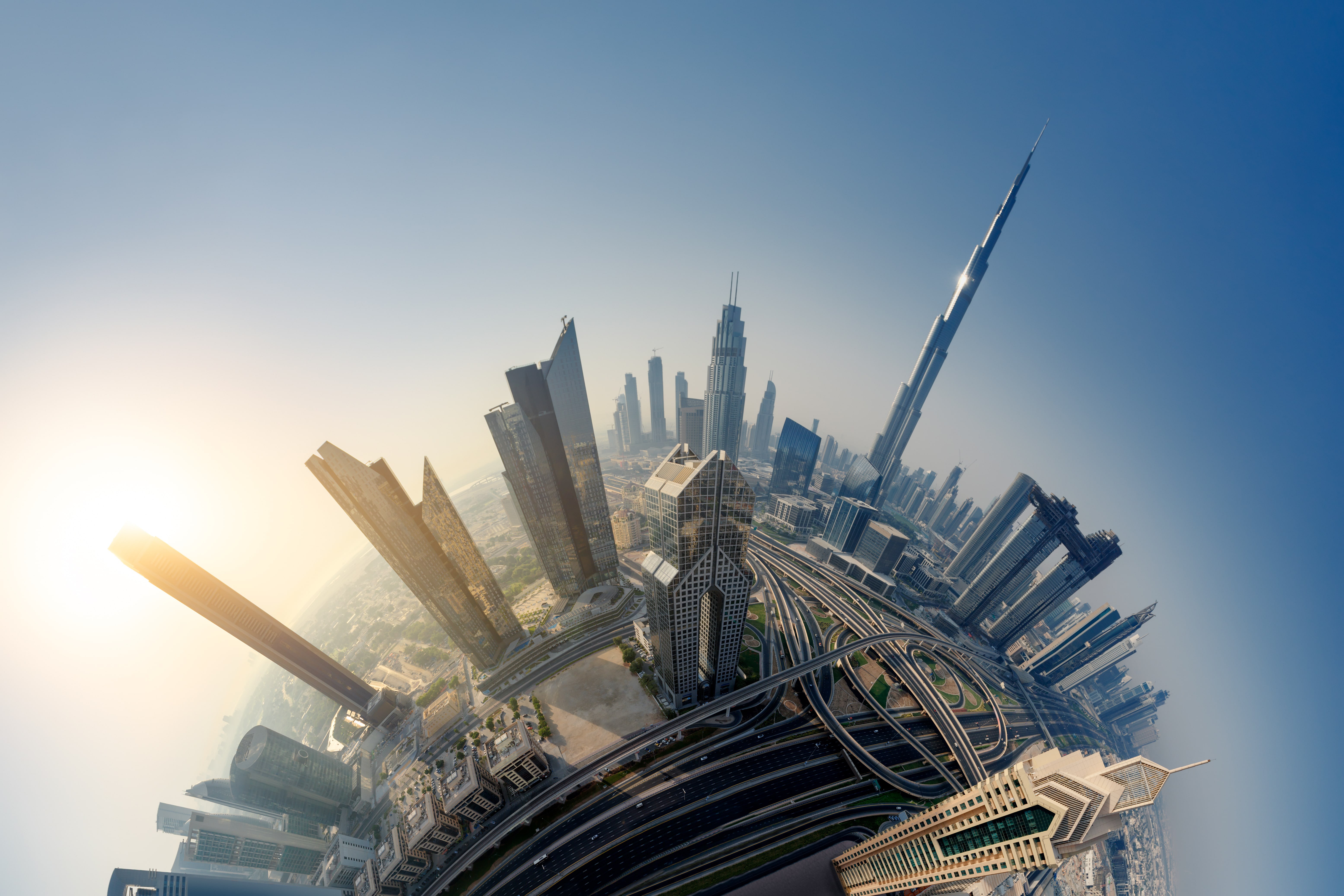 How to create the little planet effect
