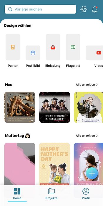 Promeo - Postervorlage bearbeiten