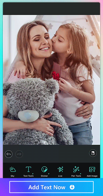PhotoDirector App - Leave Your Message on Your Mother’s Day eCard